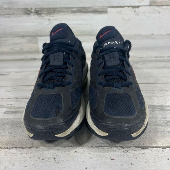 Nike Womens Air Max Genome Running Shoes Navy Red Athletic Shoes Size 8.5 US‎ - Picture 4 of 8